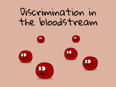 Discrimination in the bloodstream